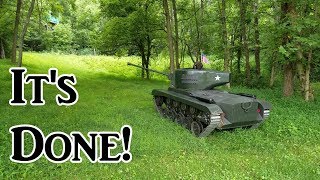 Homemade Tank Part 25 Its Done [upl. by Eidnew]