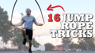 16 Jump Rope Tricks From Beginner to Advanced [upl. by Asylla]