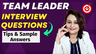 Team Leader Interview Questions  IT BPO HR Finance Logistics Sales [upl. by Darrell]