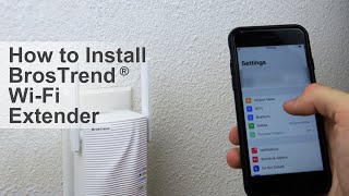 BrosTrend AC1200 WiFi Range Extender Setup Guide Easily Extend Your Home WiFi [upl. by Ednil]