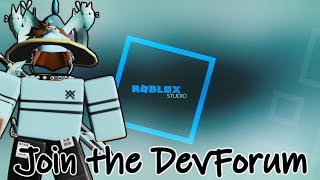 Roblox How to join the Developer Forum  Write Messages [upl. by Eva]