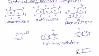 130 Polycyclic Aromatic Compounds Naphthalene Anthracene amp Phenanthrene [upl. by Damali]