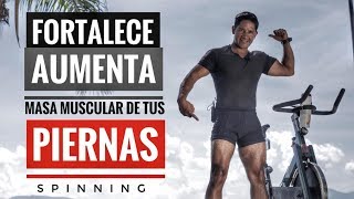 La Mejor Clase de Spinning Para Crecer tus Piernas quotFuerza y Potenciaquot Gratis [upl. by Eicam]