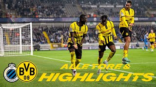 Match Highlights  Club Brugge  Dortmund 03  UEFA Champions League [upl. by Amsirp]