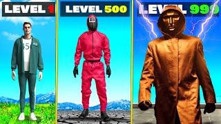 Level 1 SQUID GAME to Level 1000000000 in GTA 5 [upl. by Oliviero]