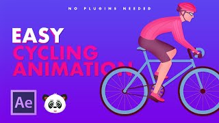 CYCLING ANIMATION IN AFTER EFFECTS [upl. by Elcarim]