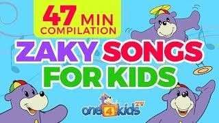 Islamic Songs 4 Kids with Zaky Song Compilation  47 Minutes [upl. by Betthezul767]