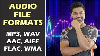 Audio File Formats  MP3 AAC AIFF WAV FLAC WMA Explained [upl. by Mcdade496]