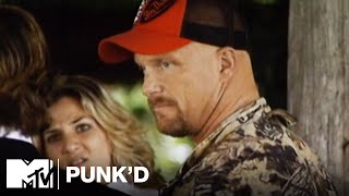 Ashton Kutcher vs Stone Cold Steve Austin Ashlee Simpson amp D12  Punkd [upl. by Esidnak542]