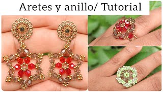 Como hacer anillo y aretes [upl. by Bertasi533]