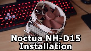 How To Install A Noctua NHD15 Cooler [upl. by Ahseiym]