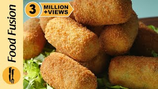 Chicken Potato Croquettes Recipe By Food Fusion [upl. by Crin921]