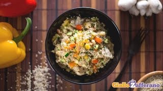 Quinoa con verdure [upl. by Nnylorac]