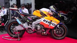 HONDA V5 RC211V 2002 MotoGP Exhaust Sound [upl. by Eceinhoj251]