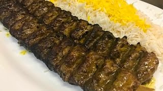 How To Make Persian Beef Koobideh Kebab [upl. by Nillad]