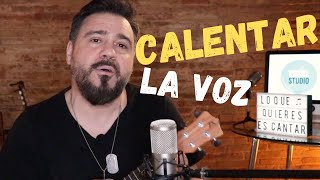 CALENTAR LA VOZ  Rutina de Calentamiento Vocal REVOC  Respirar estirar vocalizar y cantar [upl. by Afas21]