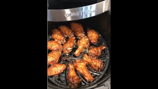 Air Fryer Chicken Wings shorts  Gourmia [upl. by Brien565]