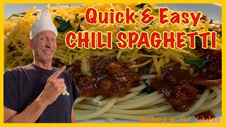 QUICK AND EASY CHILI SPAGHETTI  Richard in the kitchen [upl. by Namielus]