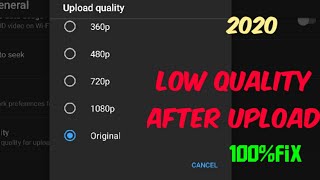 Youtube Upload video quality settingslow quality after upload in YouTubed8sgaming [upl. by Attiuqram]