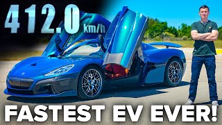 Rimac Nevera review Worlds fastest EV with 258mph top speed [upl. by Zahavi]