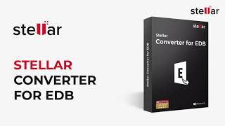 How to convert EDB to PST with Stellar Converter for EDB [upl. by Alfy402]