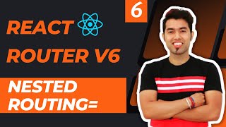 React Router v6 Tutorial in Hindi 6 Nested Routing [upl. by Gabriellia295]