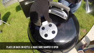 How To Use Your New Weber Kettle Grill  Weber Grills [upl. by Aramas]