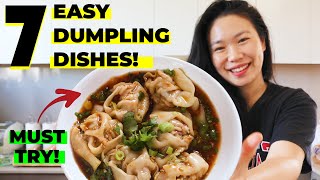 7 EASY FROZEN DUMPLINGS RECIPES  TASTY DUMPLINGS COOKING HACKS [upl. by Neirod]