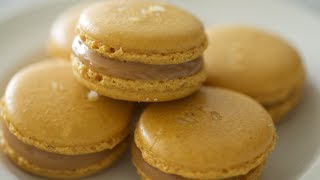 Salted Caramel Macarons  Byron Talbott [upl. by Attem]