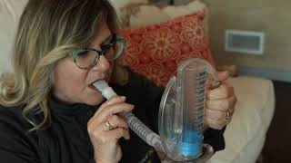 How to Use an Incentive Spirometer [upl. by Jegar468]