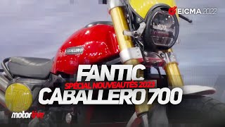 FANTIC CABALLERO 700 2023  EICMA 2022 [upl. by Imak]