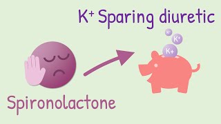 Mechanism of action of Spironolactone [upl. by Fenwick]