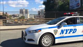 COMPILATION OF NYPD POLICE UNITS RESPONDING IN VARIOUS NEIGHBORHOODS OF NEW YORK CITY 16 [upl. by Ambrogino]