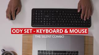 Trust ODY Wireless Silent Keyboard and Mouse Set [upl. by Filipe312]