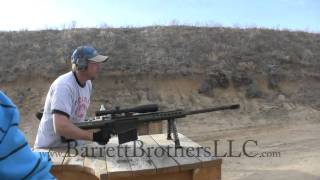 Barrett 50 cal Recoil Demo [upl. by Angid249]