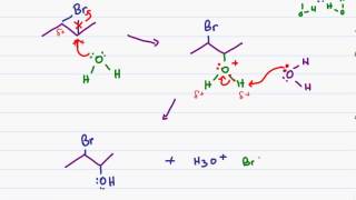 Halohydrin Formation  Alkene Reaction Mechanism [upl. by Yor487]