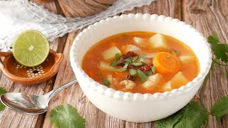 Caldo de Pescado Mexican Fish Soup  Mama Maggies Kitchen [upl. by Nreval]