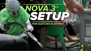 Setting up the Nova 3 Blast Hood with your Mobile Dustless Blaster [upl. by Ailhad]