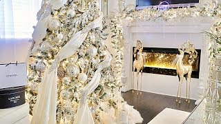 Elegant Christmas Decor Christmas Decorations Small Apt Christmas tree Decorating Ideas 2025 [upl. by Nolyk]