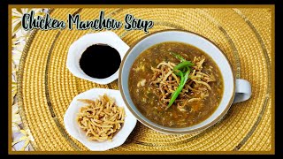 CHICKEN MANCHOW SOUP Recipe by DinnerDiary [upl. by Kyle]