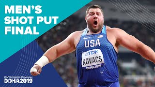 Mens Shot Put Final  World Athletics Championships Doha 2019 [upl. by Corella371]