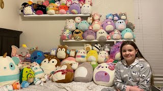 Huge Squishmallow Collection Review Welcome 2021 [upl. by Kcirdneh]