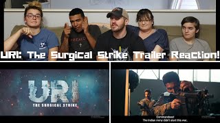 URI  The Surgical Strike  Vicky Kaushal  Yami Gautam  Trailer ReactionReview Americans [upl. by Torbert766]