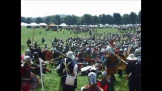 Pennsic War SCA Battle Combat [upl. by Munsey31]