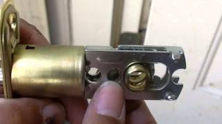 Installing a Doorknob with Keyed Lock [upl. by Basir]