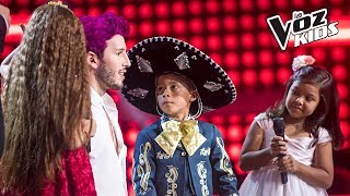 David Majo Valiente y Alana cantan Mi Salón está de Fiesta  Batallas  La Voz Kids Colombia 2018 [upl. by High131]