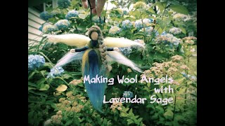 Waldorf Inspired Fairy or Angel How to Make Needle Felt Wool [upl. by Wildee]