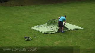 Vango Skye 500 Tent Pitching Real Time Video [upl. by Adnilev453]