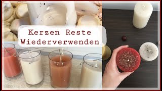 Kerzenreste wiederverwenden I DIY Kerzen gießen [upl. by Adigun]