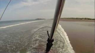 Low Level Microlight  Gower Peninsula Wales [upl. by Dyun195]